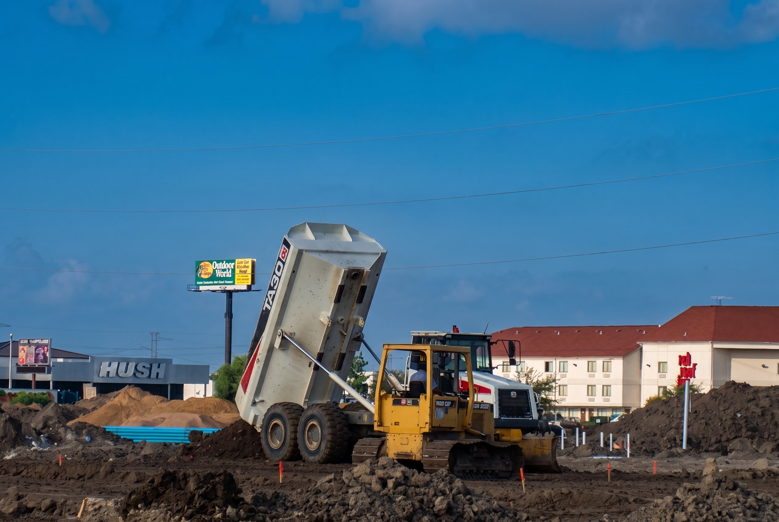 Carrington Apartments site work